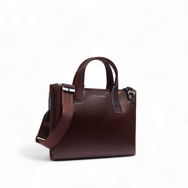 Piquadro 14" Laptop Expandable Slim Briefcase, Black - CA6857B2/N