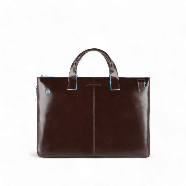 Piquadro 15.6" Laptop Expandable Slim Business Bag, Mahogany Brown - CA4021B2/MO