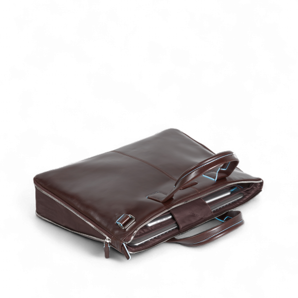 Piquadro 15.6" Laptop Expandable Slim Business Bag, Mahogany Brown - CA4021B2/MO