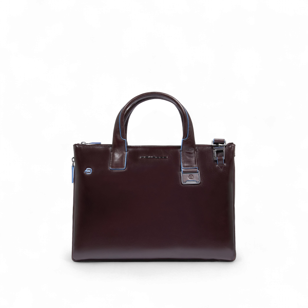 Piquadro 14" Laptop Expandable Slim Briefcase, Mahogany Brown - CA6857B2/MO