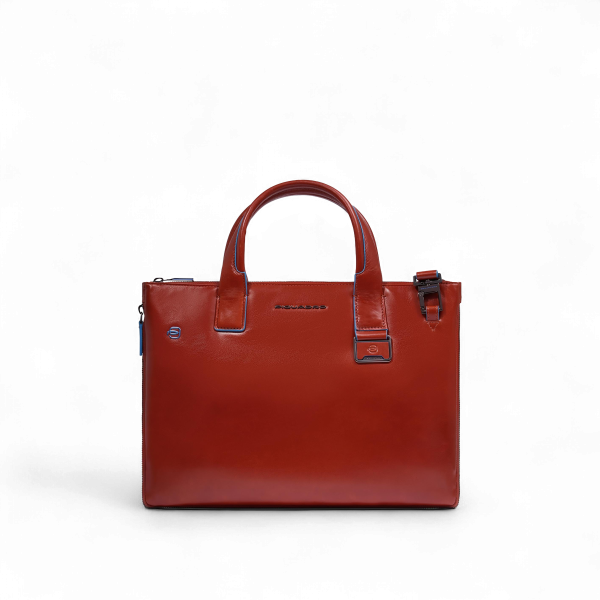 Piquadro 14" Laptop Expandable Slim Briefcase, Orange - CA6857B2/CU4