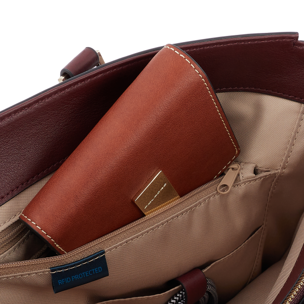 Piquadro 15.6" Laptop Tote Bag, Tobacco