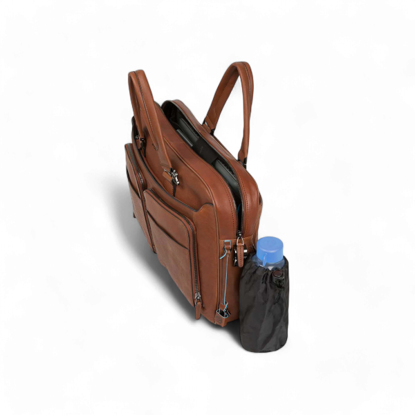 Piquadro 14" Laptop Business Bag, Tobacco