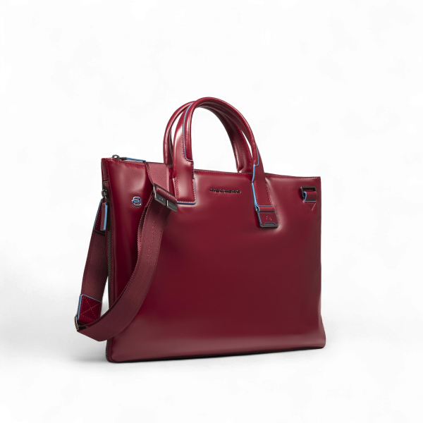 Piquadro 15.6" Laptop Expandable Slim Business Bag, Red - CA4021B2-R
