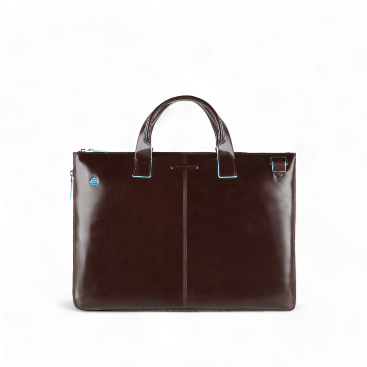 Piquadro 15.6" Laptop Expandable Slim Business Bag, Mahogany Brown - CA4021B2/MO