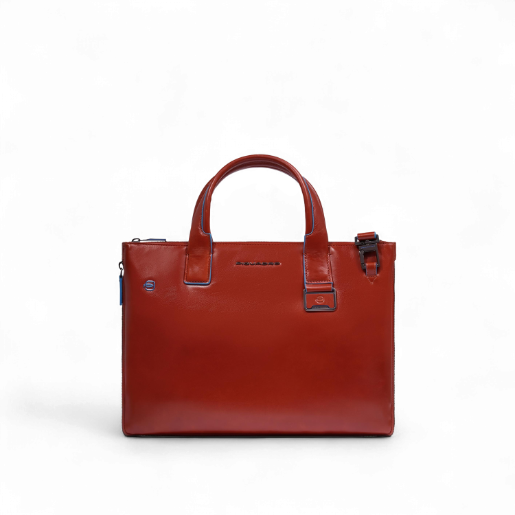 Piquadro 14" Laptop Expandable Slim Briefcase, Orange - CA6857B2/CU4
