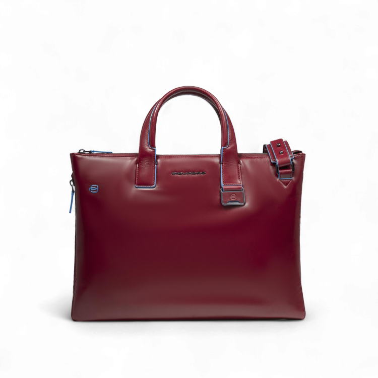 Piquadro 15.6" Laptop Expandable Slim Business Bag, Red - CA4021B2-R