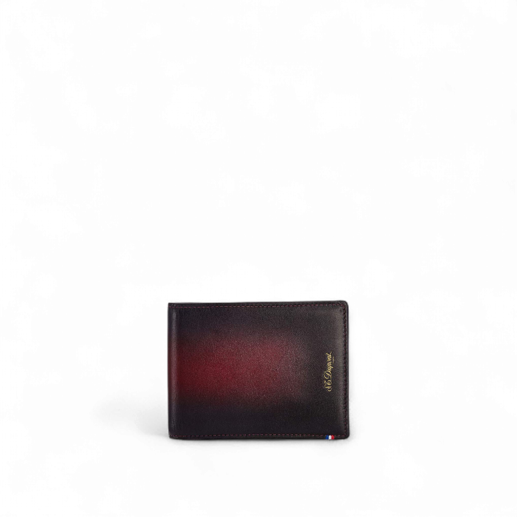 S.T. Dupont Leather Wallet Atelier Red 190420